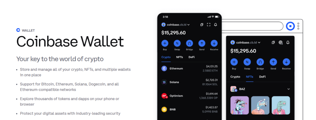Best Bitcoin Wallets For 2024 : I Picked Top BTC Wallet 3 Coinbase Wallet - Best for Mobile