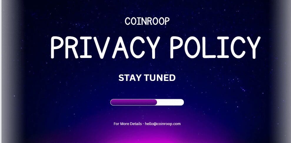 coinroop privacy policy