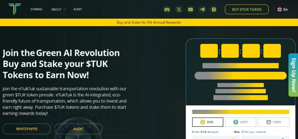 10 Best Crypto Presales in July 2024 ( Updated ) 8 etUkTuk image