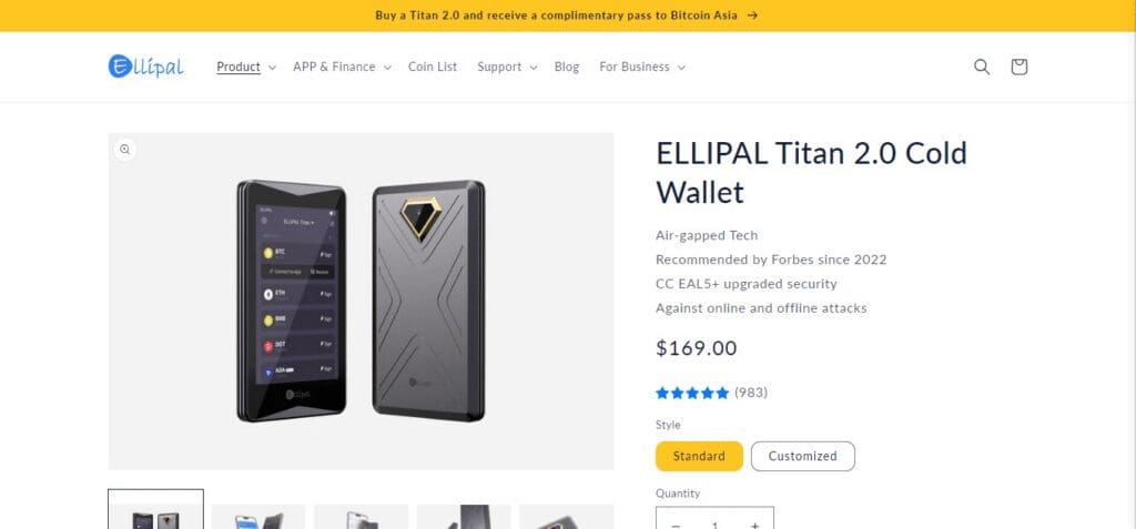 Best Bnb Wallets For 2024: I Picked Top BNB Wallet 5 Ellipal Titan