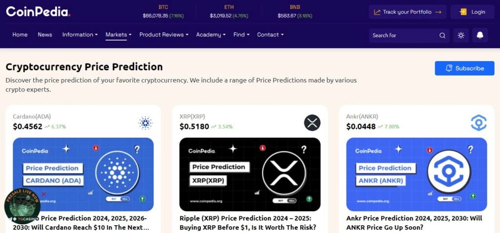 10 Best Crypto Prediction Sites in 2024 6 Coinpedia Price Prediction