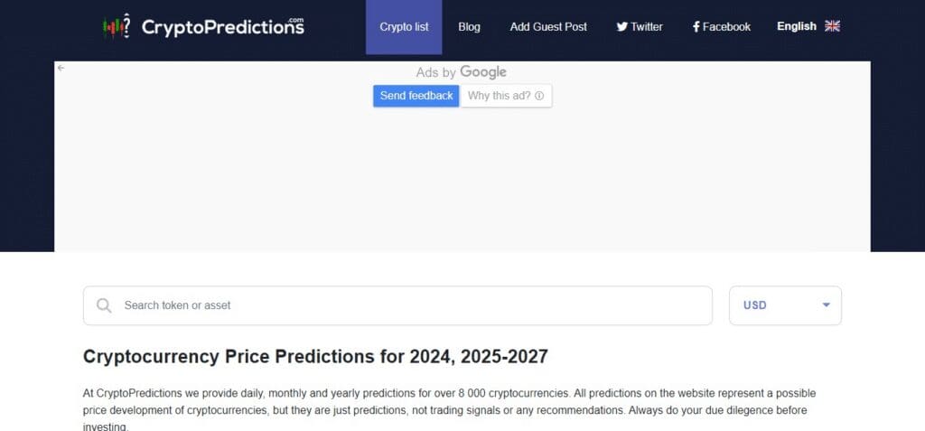 10 Best Crypto Prediction Sites in 2024 2 CryptoPredictions