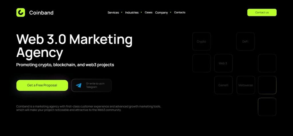 10 Best Crypto Marketing Agencies: I Picked Top Agencies 7 Coinband
