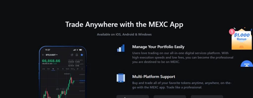 MEXC Exchange Review: Features & Pros & Cons For 2024 4 Trade On Go With MXEC Android & IOS Mobile App