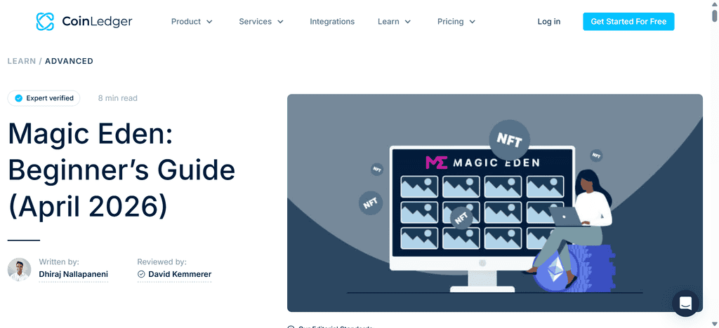 Magic Eden is an NFT marketplace dedicated to Solana NFTs