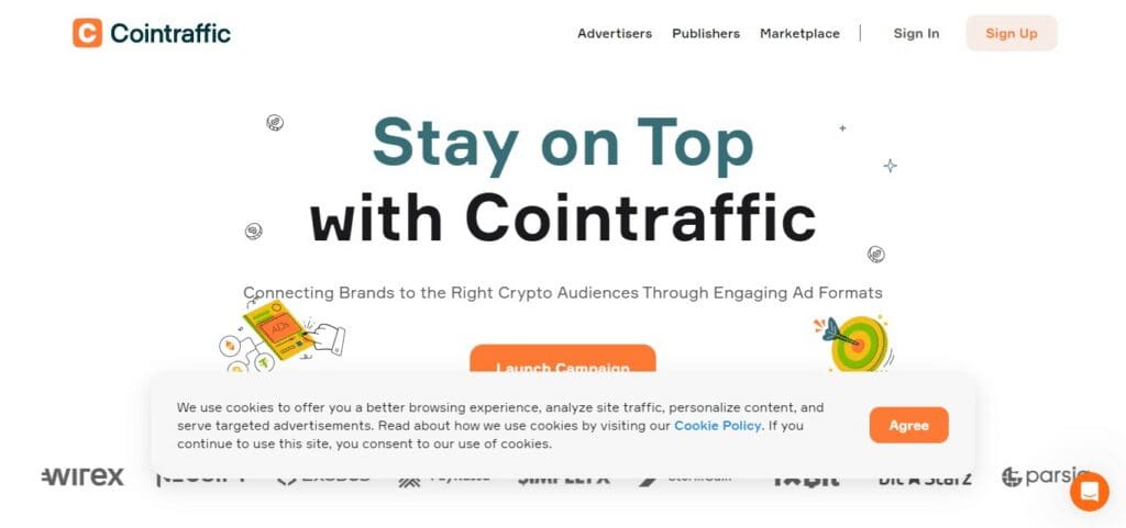 10 Best Crypto Advertisement Platforms 7 Cointraffic Crypto Advertisement Platforms