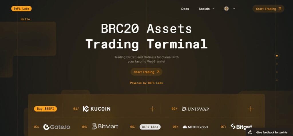 10 Best BRC-20 Tokens in 2024: I Picked Top BRC-20 Tokens 5 BeFi Labs BRC-20 Tokens
