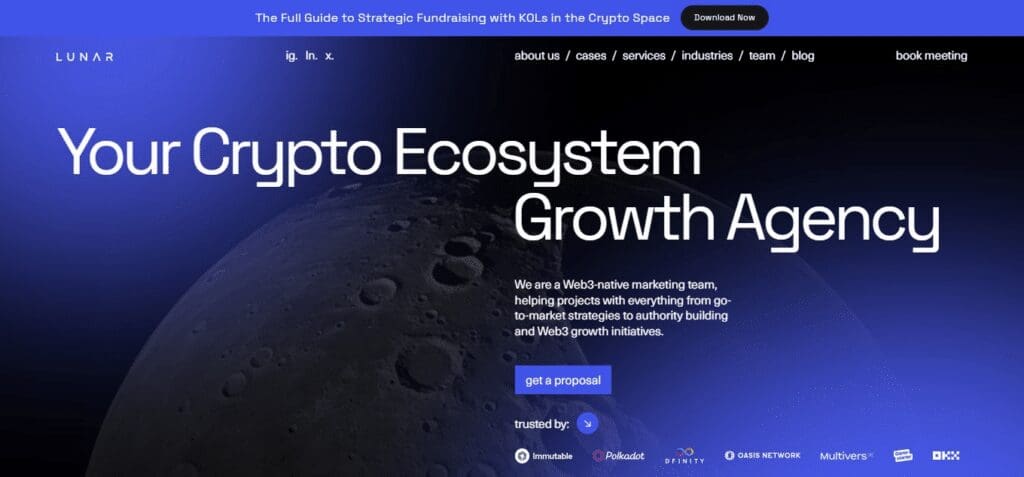 10 Best Web3 Influencer Agency: Top 10 Web3 Agency 9 Lunar Strategy