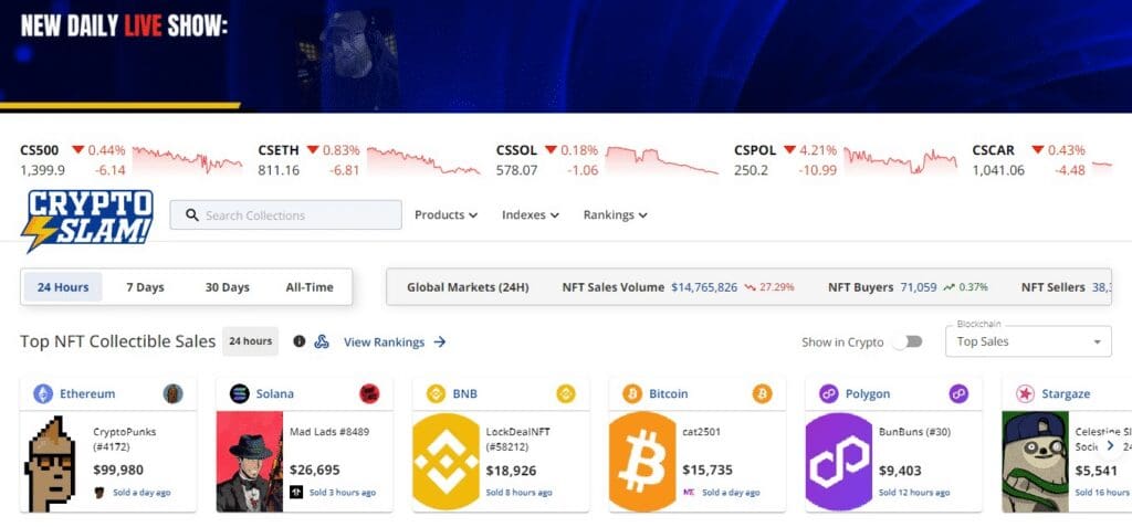 10 Best NFT Research Tools for Finding High-Quality NFTs 3 Cryptoslam NFT Research Tools for Finding High-Quality NFTs