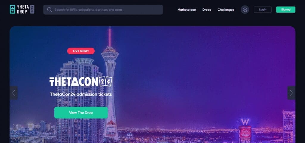 Theta Drop NFT Marketplace