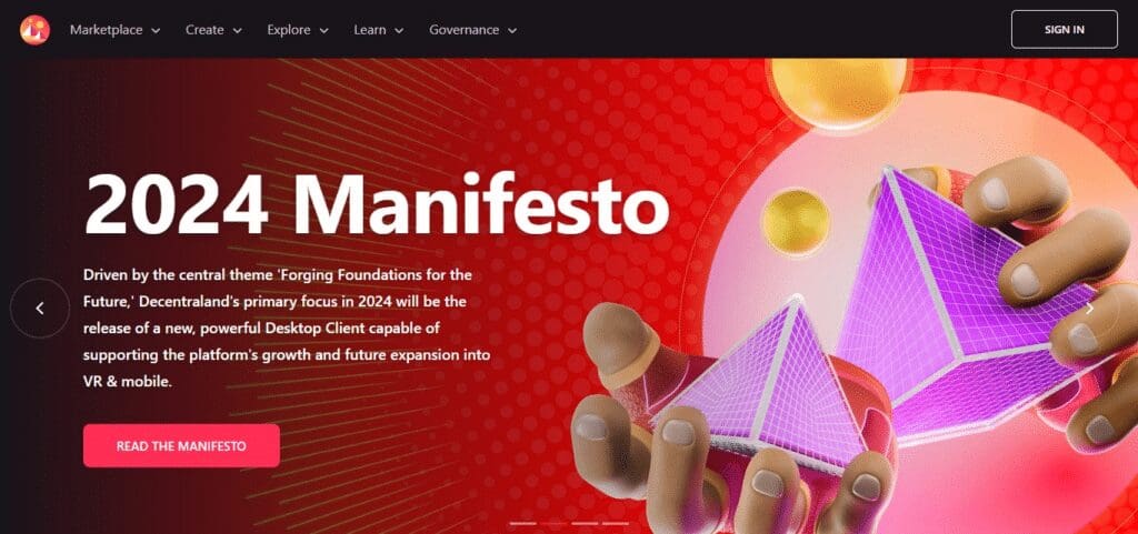 Decentraland NFT Marketplace