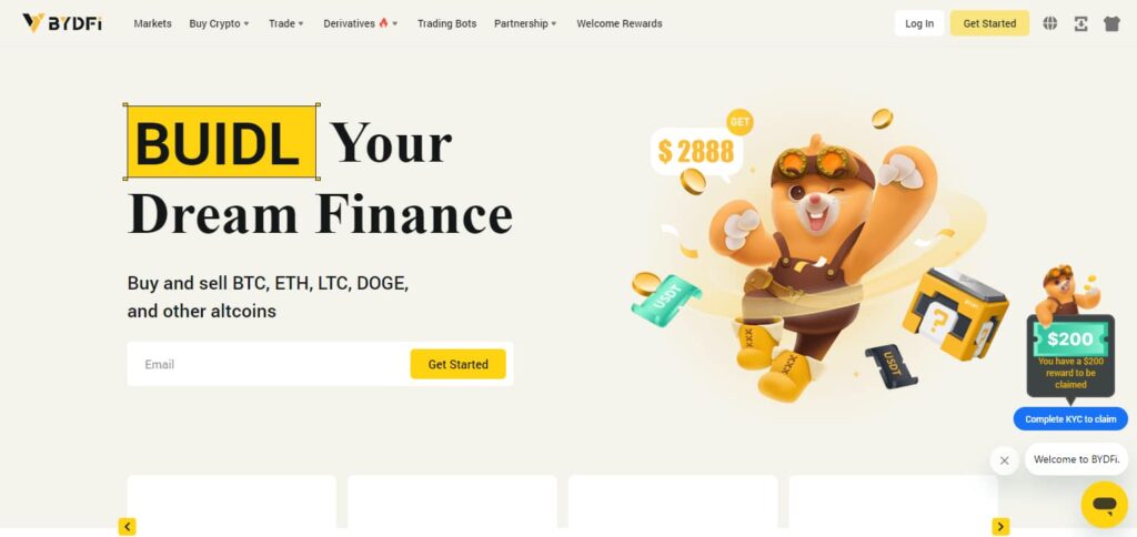 BYDFi Crypto Future Exchange USA