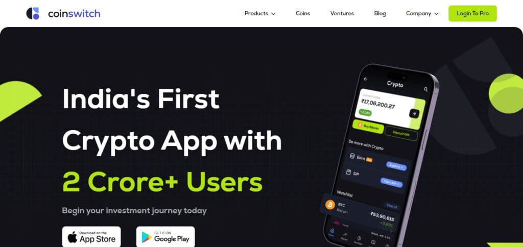10 Best Crypto Projects In India: We Picked Local Crypto Project 6 CoinSwitch Crypto Project In India