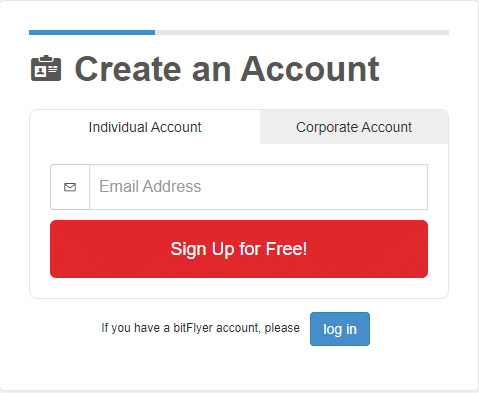 Begin registration: Click on “Sign up” or “Create account”