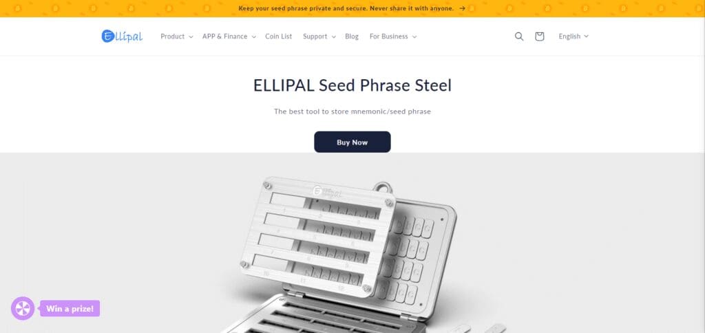 10 Best Metal Crypto Wallets in 2024 9 Ellipal Mnemonic Metal Metal Crypto Wallet