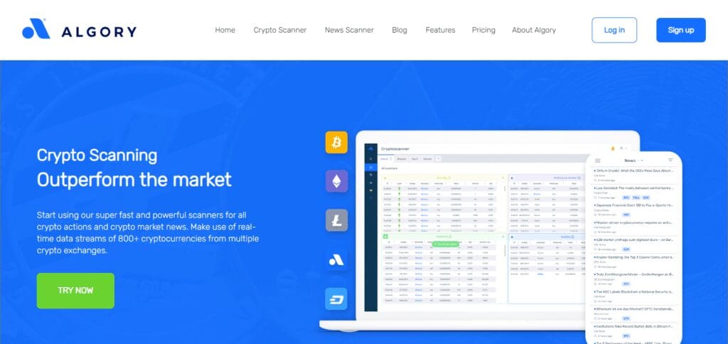 10 Best Crypto Arbitrage Scanners: Maximize Your Profits 9 Algory.io Crypto Arbitrage Scanner
