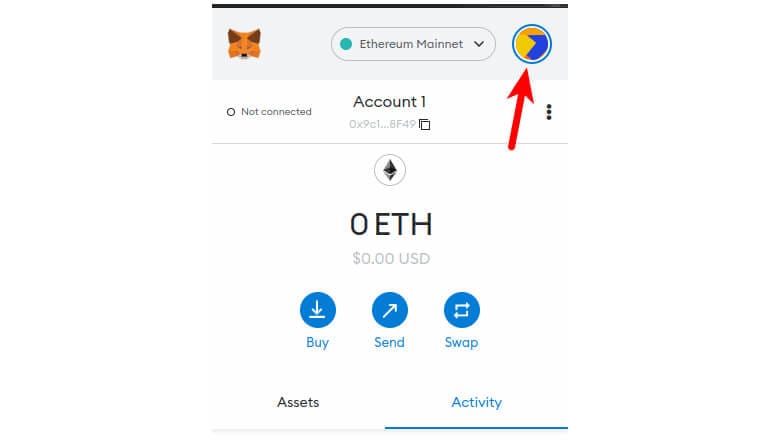 How Do I Delete Accounts From Metamask? 4 Step 2: Click on the Account icon