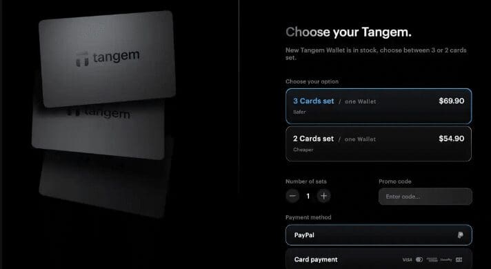 Tangem Wallet Review 2024:Features & Pros & Cons 4 Tangem Wallet Pricing