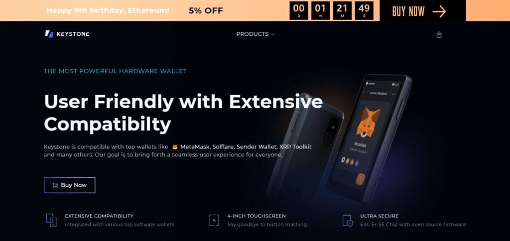 Tangem Wallet Review 2024:Features & Pros & Cons 7 Tangem Wallet Alternative Keystone