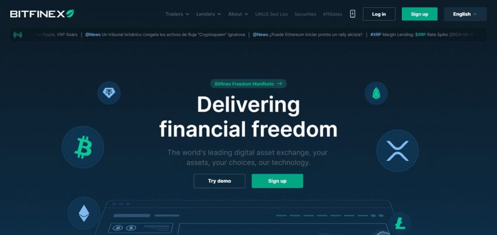 KCEX Alternative Exchange Bitfinex