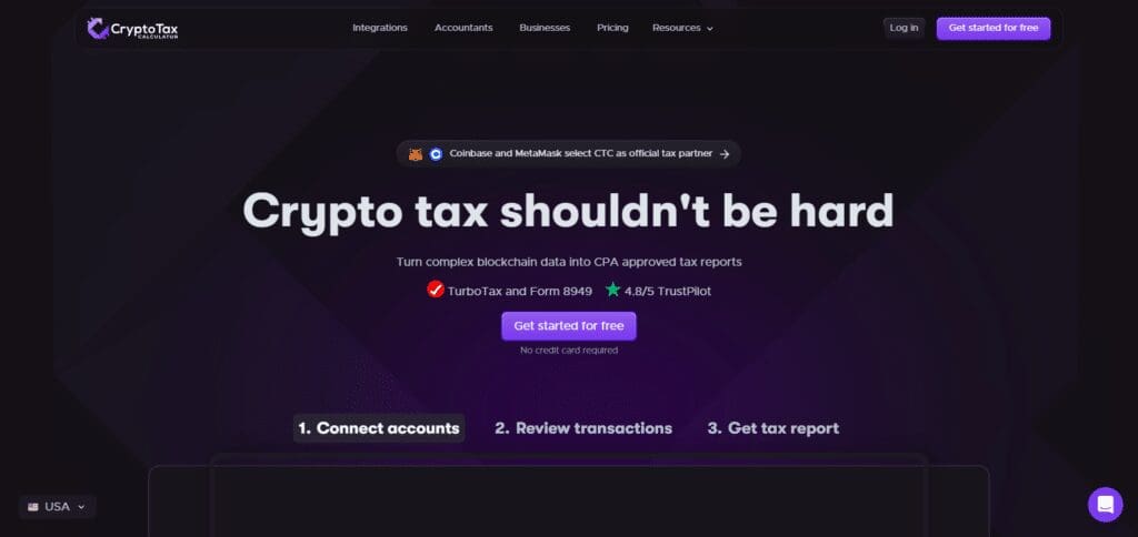 9 Best Free Tax Loss Harvesting Tools 2024 8 CryptoTaxCalculator Free Tax Loss Harvesting Tool