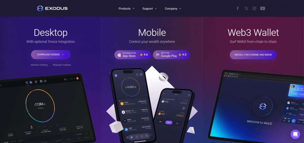 Exodus Wallet Review 2024: Features & Pros & Cons 3 Download and Install