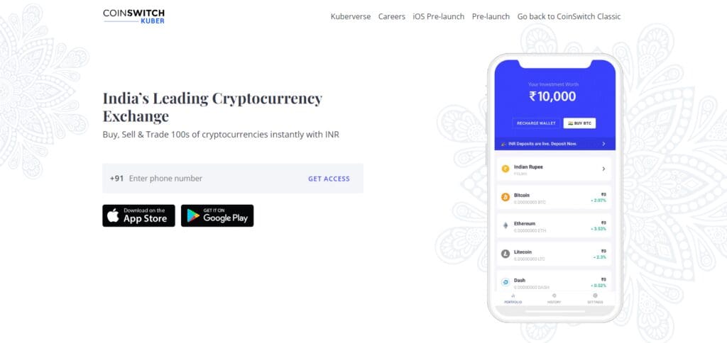 CoinDcx vs. CoinSwitch: Which is Better Exchange in 2024? 3 What is CoinSwitch Kuber?