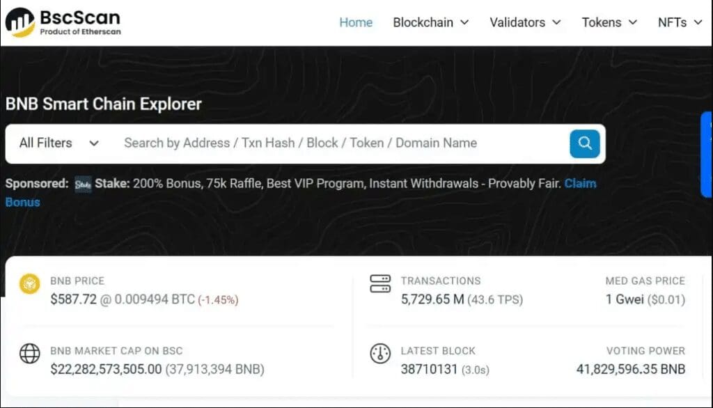 What is BscScan and How To Use It 3 How to View Wallets and Transaction History: