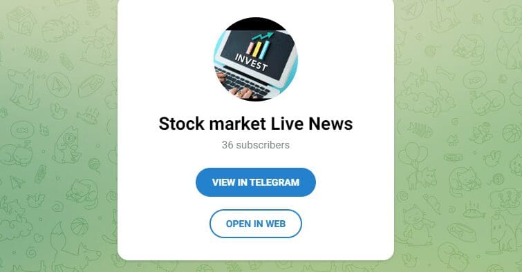 Best Telegram Channels For Stock Market 3 Stock market news live Telegram Channel For Stock Market