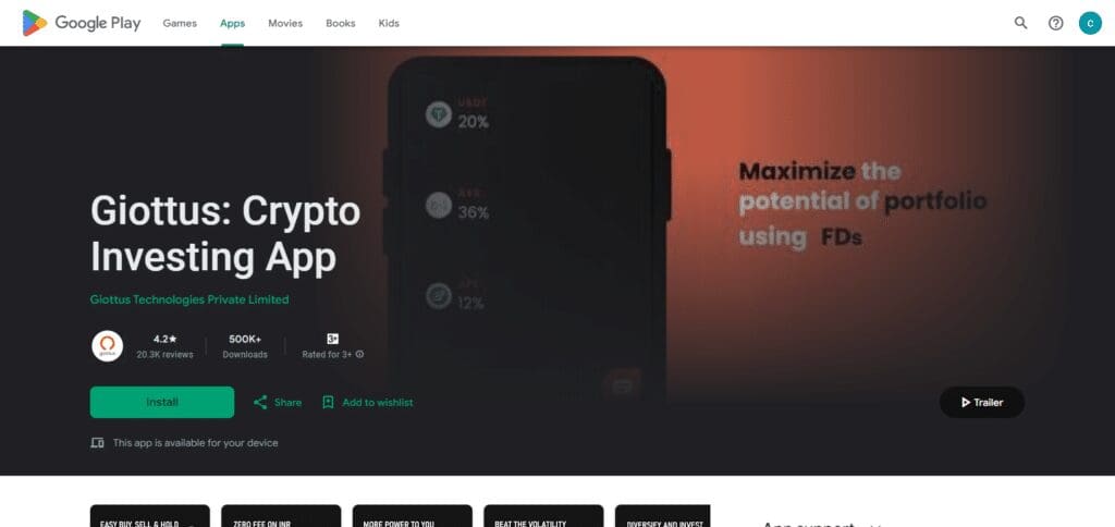 Giottus Review: Features & Pros & Cons For 2024 5 Giottus Exchange Android & IOS Mobile App