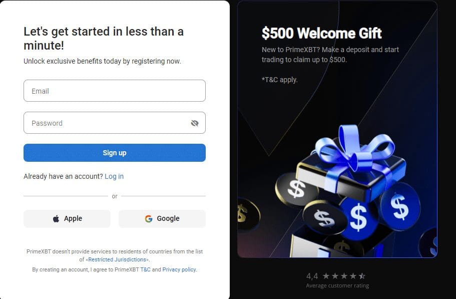 PrimeXBT Exchange Review: Features & Pros & Cons For 2024 3 How to Sign Up on PrimeXBT Exchange?