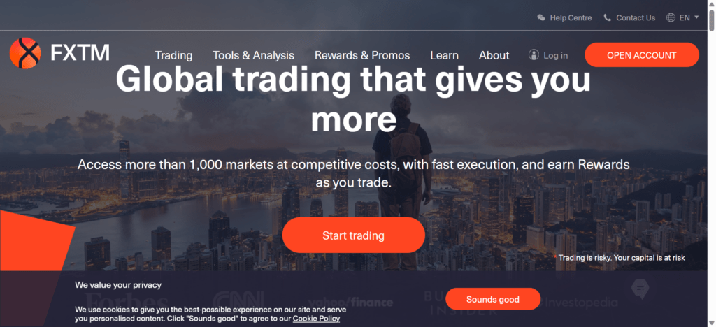 FXTM is a forex and CFD broker globally that provides daily trade ideas