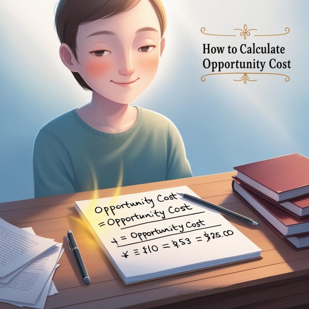 Concept with Visualization – Opportunity Cost