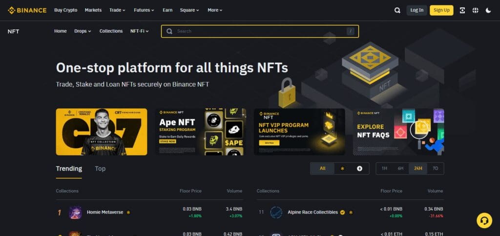 Binance NFT Marketplace