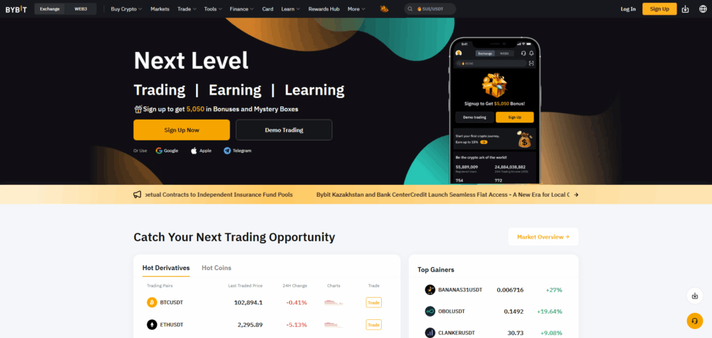 11 Best Crypto Exchanges in Rwanda : Read Our Review 2 Bybit