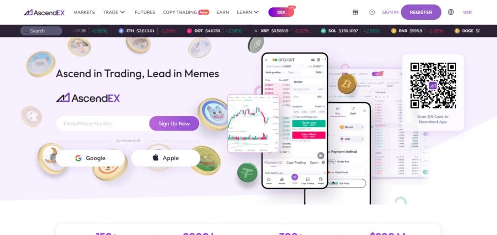 11 Best Crypto Exchanges In Turkmenistan In 2024 11 AscendEX Best Crypto Exchanges In Turkmenistan