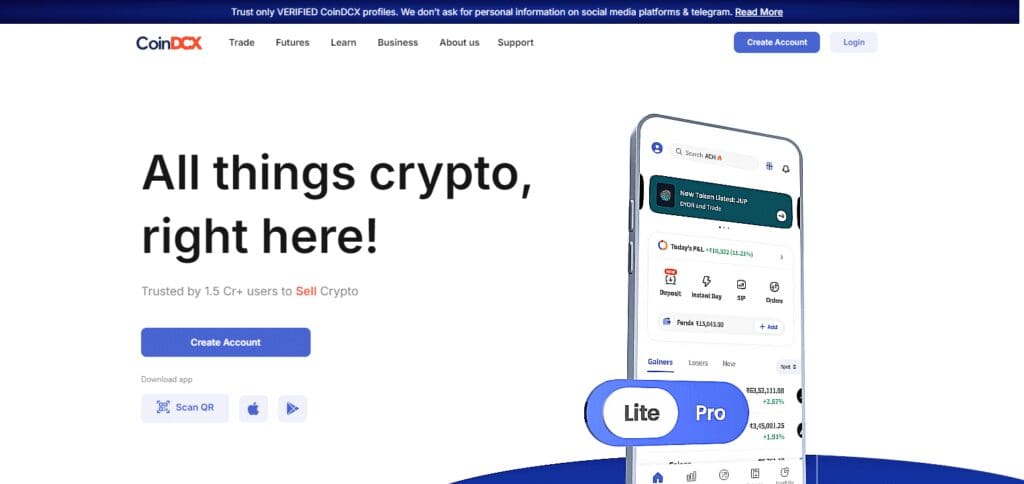 What is Coindcx?