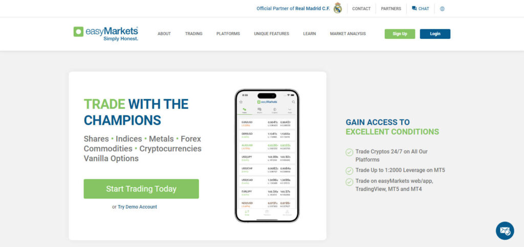 easyMarkets IIROC-Regulated Forex Brokers