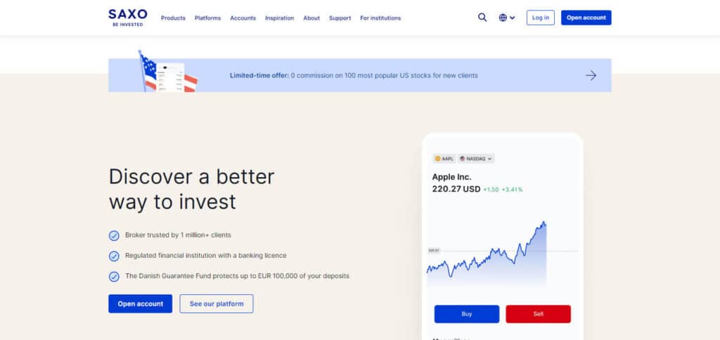 Saxo Bank IIROC-Regulated Forex Brokers