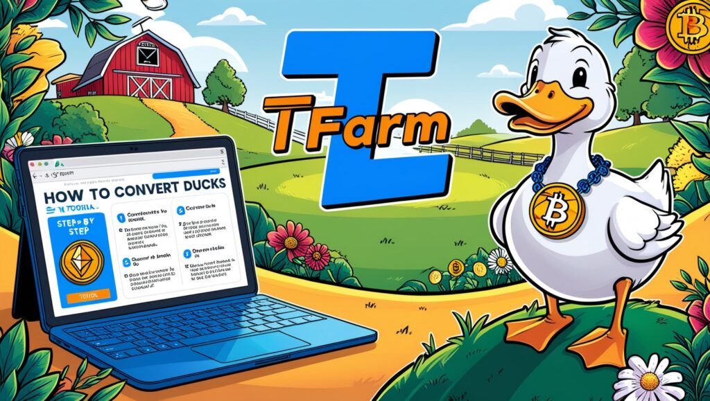 How To Convert Ducks on Tfarm Crypto Game?