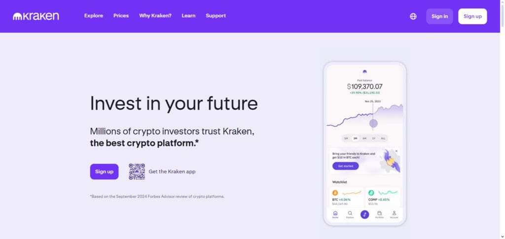 BTCC Exchange Review 2024: Features, Fees, and Security Overview 6 BTCC Exchange Alternative Kraken