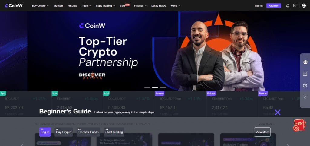 10 Best Crypto Exchanges In Norway In 2024 3 CoinW Best Crypto Exchanges In Norway