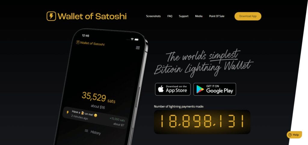 10 Best Bitcoin Lightning Wallet 6 Wallet of Satoshi Best Bitcoin Lightning Wallet