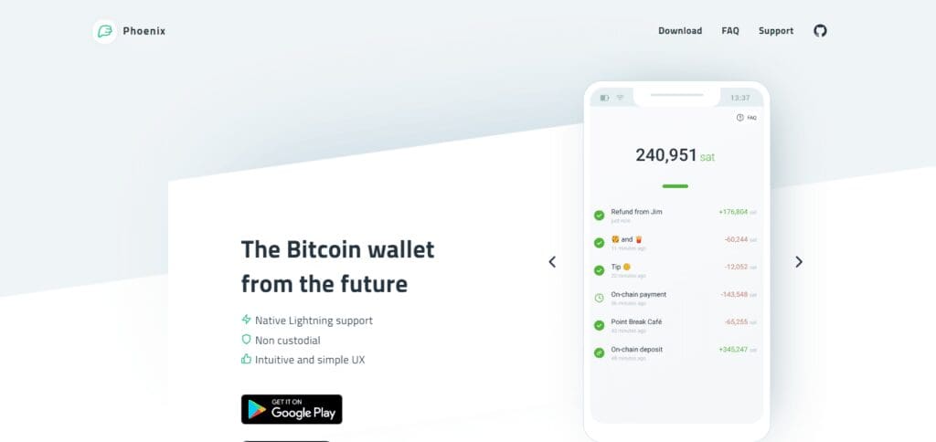 10 Best Bitcoin Lightning Wallet 8 Phoenix Wallet Best Bitcoin Lightning Wallet