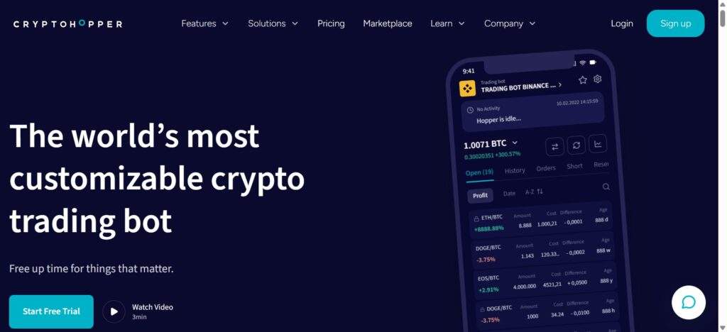Cryptohopper Paper Trading provides a practice environment without using actual money