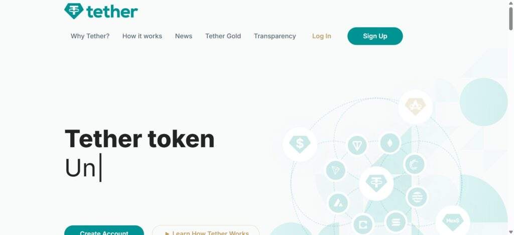 Tether (USDT) is among the most recognized stablecoins