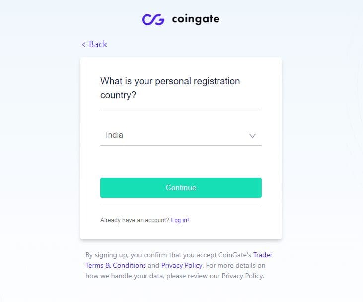 Coingate Crypto Payment Review 2024: Features, Fees Explained 3 How Do you Open a Coingate Account?