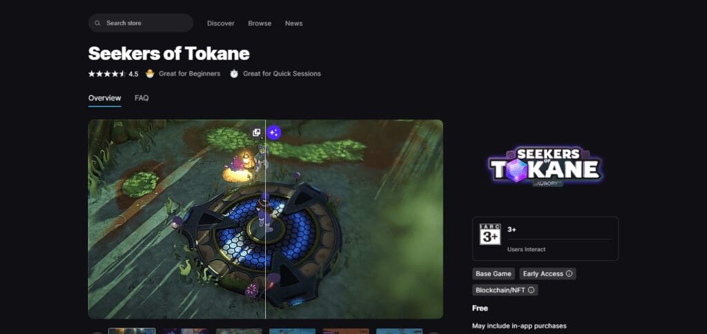 10 Best Solana NFT Games In The Epic Games Library 7 Seekers of Tokane Best Solana NFT Games In The Epic Games Library