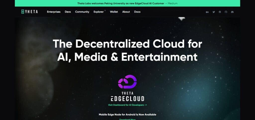 10 Best Crypto Under 2$ To Buy In 2025 9 Theta Network (THETA) Crypto Under 2$ To Buy In 2025