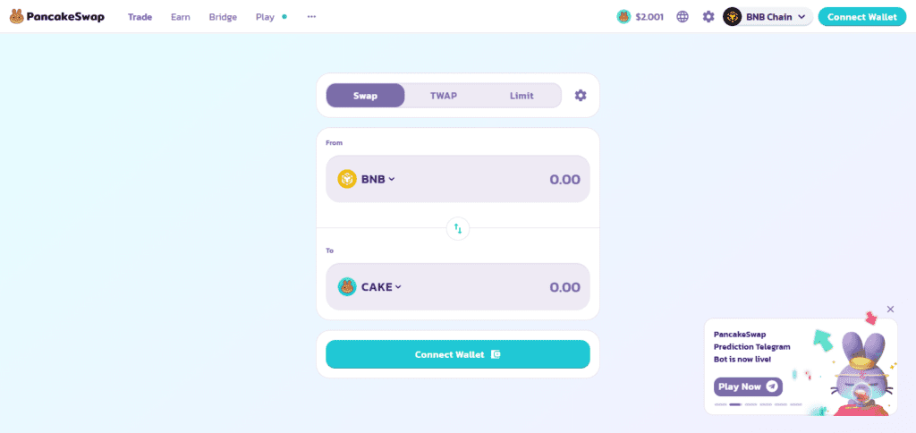 PancakeSwap Decentralized Exchanges  In Thailand